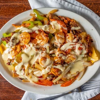 Nachos Fajita Shrimp